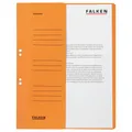 Produktbild: FALKEN Ösenhefter Karton orange DIN A4, halber Deckel, 50 St.