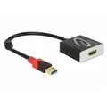 Produktbild: DELOCK USB3.0 Kabel A -> HDMI A St/Bu 0.20m schwarz
