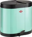 Produktbild: WESCO ÖKOSAMMLER 170 in MINT mit 30 (2x 15) Liter Volumen und Fußtritt / 2-fach Trennung / Mülleimer