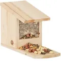 Produktbild: Relaxdays Eichhörnchen, Hellbraun, Holz, 12x17.5x25 cm, Gartenzubehör, Gartenpflege, Vogelhäuser