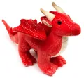 Produktbild: Uni-Toys - Drache rot - 26 cm (Länge) - Plüsch-Fabeltier - Plüschtier, Kuscheltier