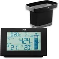 Produktbild: ADE Wetterstation WS1907, Funk, digital, mit Außensensor, Regenmesser, LC-Display und 3 Messwerten