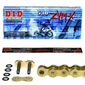 Produktbild: Kette DID 530 ZVMX G&G 104 Glieder offen Nietschloß ZVM-X GOLD X-Ring verstärkt