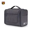 Produktbild: WANDF Groß Waschtasche Aufhänge Kulturbeutel Grau 27x15,5x59 cm mit 8,3 L