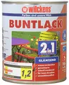 Produktbild: Wilckens 2in1 Acryl Buntlack für Innen und Außen, glänzend, 750 ml, RAL 3000 Feuerrot