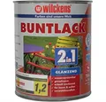 Produktbild: Wilckens Farben Kunstharzlack Buntlack 2in1 glänzend, Feuerrot, 750 ml, RAL 3000, Kunstharz-Lack