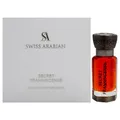 Produktbild: Swiss Arabian Secret Frankincense Konzentriertes Parfümöl Unisex 12ml – Majestätischer Weihrauch mit Rose, Jasmin und Oud – Eine zeitlose goldene Aura