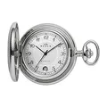 Produktbild: UMR RUHLA Taschenuhr TU-8835, Quarz, Edelstahlgehäuse, Silber, Sprungdeckel