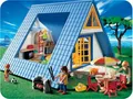 Produktbild: PLAYMOBIL 3230 Ferienhaus mit Figuren und Zubehör