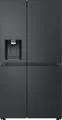 Produktbild: LG Side-by-Side Kühlschrank GSLE91EVAC | 628 L | Eis- & Wasserspender | NoFrost | Klasse C | Essence Black Steel, C (Spektrum A bis G)