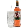 Produktbild: Set mit Captain Morgan Tiki Mango & Pineapple 0,7 L 25% vol + 1 Tiki Glas