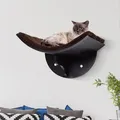 Produktbild: PawHut Katzenliege Wandliege Katzenbett Katzenregal Wandmontage MDF Braun