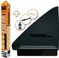 Produktbild: FOLIATEC 1095 Blacknight Superdark Scheibentönungsfolie 76x152 + 51x400 mit ABG