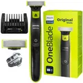 Produktbild: NEU Philips OneBlade Rasierer QP2724 20 Silber Grün Trimmer USB Nass Trocken
