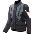 Produktbild: Dainese Carve Master 4 Gore-Tex wasserdichte Damen Motorrad Textiljacke, schwarz-grau-rot, Größe 50