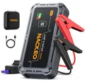 Produktbild: 7000A Starthilfe Powerbank für PKW, 12V Batterie Booster (bis zu Allen Benzinmotoren und 10L Diesel), Starter Powerbank mit Starthilfekabel & LED Taschenlampe, Auto Starthilfe für SUV, LKW, Motorrad