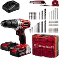 Produktbild: Einhell Power X-Change Akku-Schlagbohrschrauber TE-CD 18/2 Li-i +64 (2x2,0 Ah)