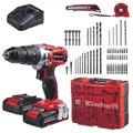 Produktbild: Einhell Power X-Change Akku-Schlagbohrschrauber TE-CD 18/2 Li-i +64 (2x2,0 Ah)
