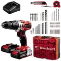 Produktbild: Einhell Power X-Change TE-CD 18/2 Li-i +64 (2x2,0 Ah)  2-Gang-Akku-Schlagbohr...