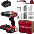 Produktbild: Einhell Akku-Schlagbohrschrauber TE-CD 18/2 Li-i +64 (2x2,0Ah) Power X-Change