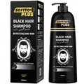 Produktbild: Softto+Plus Schwarzes Haarfärbe-Shampoo Haarfärbendes Shampoo Haarfarbe 10 Min