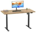 Produktbild: VCM Schreibtisch Schreibtisch Lona elektrisch verstellbar 110x50 (1-St), Pflegeleicht