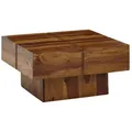 Produktbild: Couchtisch FineBuy Sofatisch Massivholz 57,5x57,5x30 cm Wohnzimmertisch Tisch
