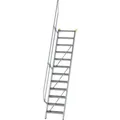 Produktbild: Munk Treppe 60° Stufenbreite 600 mm 12 Stufen Aluminium geriffelt (Gerüst, 60 cm) (228733)