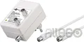 Produktbild: Antennenverstärker DVB-T2 DVB-C 2x15dB Weiß 2 Ausgänge Koaxial Modell 67226