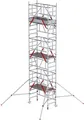 Produktbild: Altrex MiTower PLUS Fahrgerüst Safe-Quick®2 Geländer 1-Person-Aufbau Aluminium mit breiter Fiber-Deck Plattform 0,75x1,72m 7,20m AH