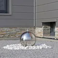 Produktbild: CLGarden Edelstahl Springbrunnen ESB9 poliert Kugelbrunnen Set mit LED Gartenbrunnen 20cm Kugel