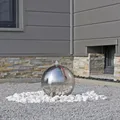 Produktbild: CLGarden Edelstahl Springbrunnen ESB9 poliert Kugelbrunnen Set mit LED Gartenbrunnen 20cm Kugel