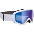 Produktbild: ALPINA SPORTS Smash 2.0 Multimirror Skibrille (Farbe: 812 weiss, Scheibe: MIRROR blue (S3)) (32321147)
