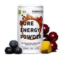 Produktbild: Fairnatural BIO Energy-Drink Pulver mit Guarana & Acai und weiteren Superfoods [Vegan Pre-Workout Booster aus Deutschland] als Energy Tee verwendbar - Alternative zu Energydrinks & Kaffee (100g)