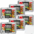 Produktbild: Gut&Günstig Alu Grillschalen mit Fettauffangrillen 22x34cm 6x10 Stk usy Block