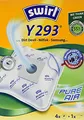 Produktbild: Swirl Y 293 MicroPor Plus Staubsaugerbeutel für Dirt Devil, Nilfisk, Samsung Staubsauger, Anti-Allergen-Filter, 4 Stück inkl. Filter