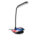 Produktbild: Grundig Tischleuchte mit Handyladegerät Kabellos USB LED Flexibel biegbar Schwar