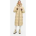 Produktbild: Marikoo Winterjacke Tikoraa mit extra langem Schnitt und hohem Kragen beige|braun XS (34)