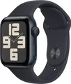 Produktbild: Apple Watch SE, 40 mm,  GPS, Mitternacht, Sportarmband, S/M, Aluminium - OVP