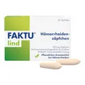Produktbild: FAKTU lind Zäpfchen: Entzündungshemmende Hamamelis Zäpfchen gegen Hämorrhoiden, fördert die Wundheilung, 25 Stück