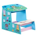 Produktbild: Peppa Pig Wooden Play Desk, Chalk Board and Storage Compartment. Made from FSC Certified Wood.