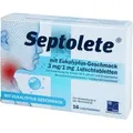 Produktbild: Septolete mit Eukalyptus-Geschmack 3 mg/1 mg Lut 16 ST