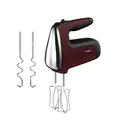 Produktbild: Tefal HT6525 rot Powermix Silence Handmixer 600 W Leistung offener Griff Geschwindigkeitsstufen + Turbo-Funktion
