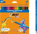 Produktbild: BIC Kids Buntstifte Ecolutions Evolution 24 Farben Bruchsicher 5J Etui