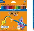 Produktbild: BIC Kids Buntstifte ECOlutions Evolution, zum Malen in 24 Farben, im Karton