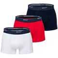 Produktbild: Gant Boxer Herren Boxershort 3er Pack Baumwolle (Packung, 3er Pack) blau|bunt|rot XL