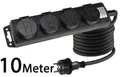 Produktbild: CT24005 10m Outdoor Steckdosenleiste 4-fach Garten Steckerleiste  IP44 Camping