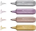 Produktbild: FABER-CASTELL Textmarker TEXTLINER 1546 Metallic, rot