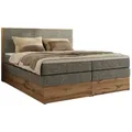 Produktbild: BOXBETT WOOD CLASSIC KING 180/200 - Grau Strukture - H3