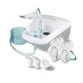 Produktbild: Medisana IN 540 Inhalator mit Mundstück, Nasenstück und Inhalationsmaske 10 ml 1 Packung Weiß Kompressortechnologie